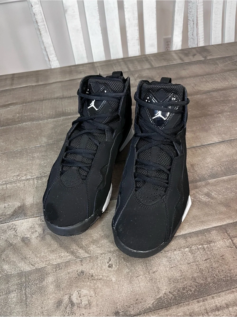 Nike Jordan True Flight Men Sneakers Black/ Cool Grey/ Men's Sz 10.5